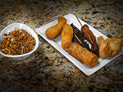 PU PU PLATTER FOR ONE WITH FRIED RICE image